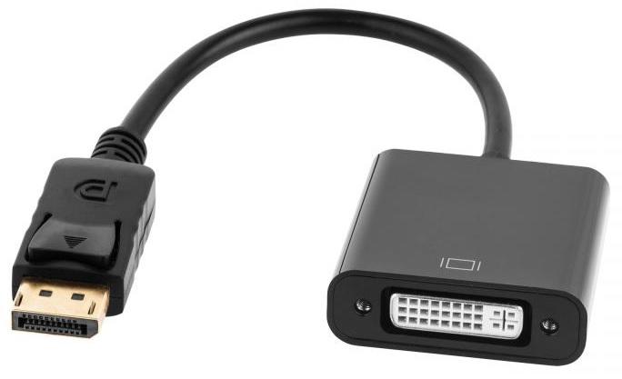 Conversor DisplayPort Macho - DVI Femea (15cm)