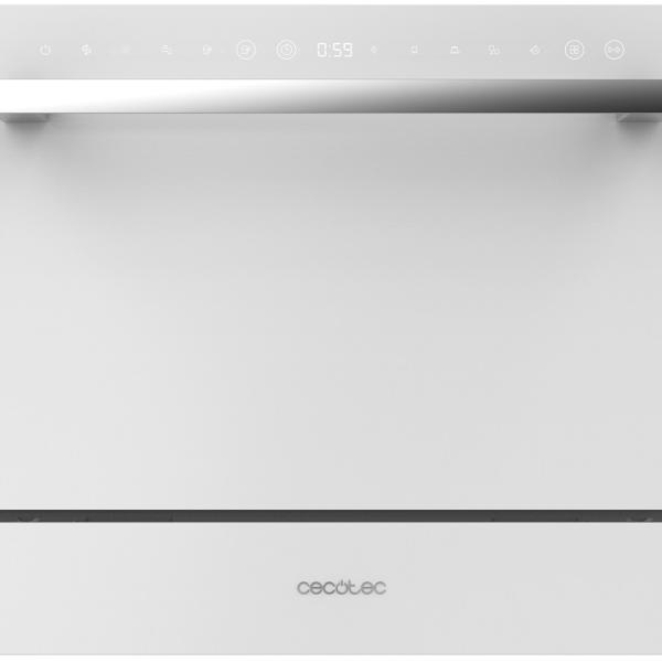 Máquina de Lavar Loiça Bolero Aguazero 2400 6 Conjuntos (White Glass) - CECOTEC