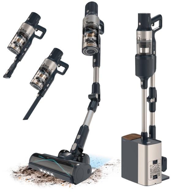 Aspirador Vertical Conga Rockstar 5500 Hurricane Station Flex c/ Base Auto - Esvaziamento - CECOTEC