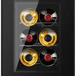 Garrafeira Bolero GrandSommelier 600 CoolCrystal 6 Garrafas (Preto) - CECOTEC