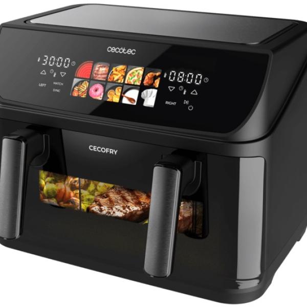 Fritadeira Air Fryer Cecofry&Grill Duoheat 1000 2200W 10L - CECOTEC