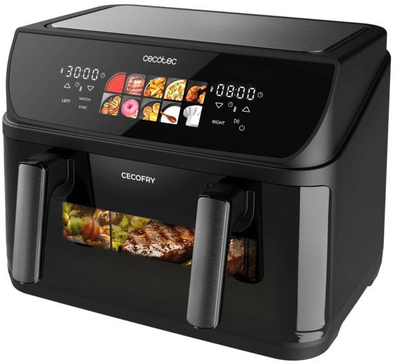 Fritadeira Air Fryer Cecofry&Grill Duoheat 1000 2200W 10L - CECOTEC