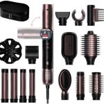 Modelador de Cabelo 14 - EM - 1 AirGlam Flex (Preto) - CECOTEC