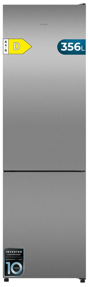 Frigorífico Combinado Bolero CoolMarket Combi 356i 356L No Frost (Inox) - CECOTEC