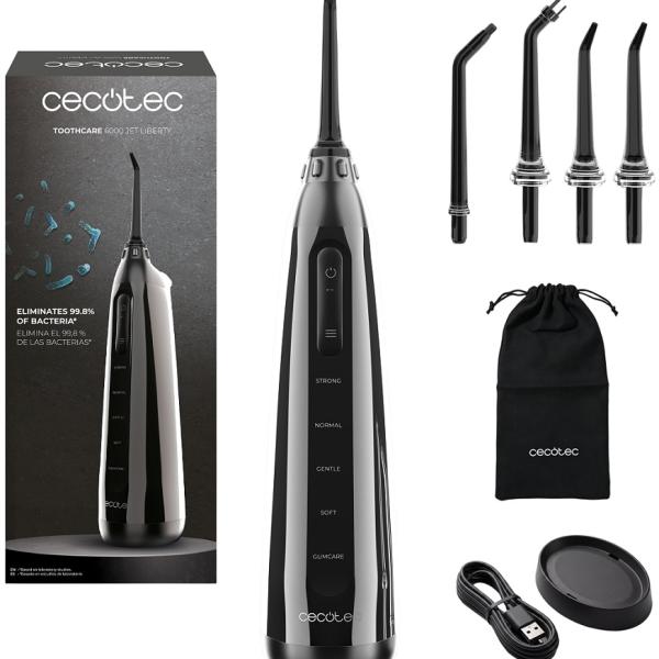 Irrigador Oral ToothCare 6000 Jet Liberty (Preto) - CECOTEC