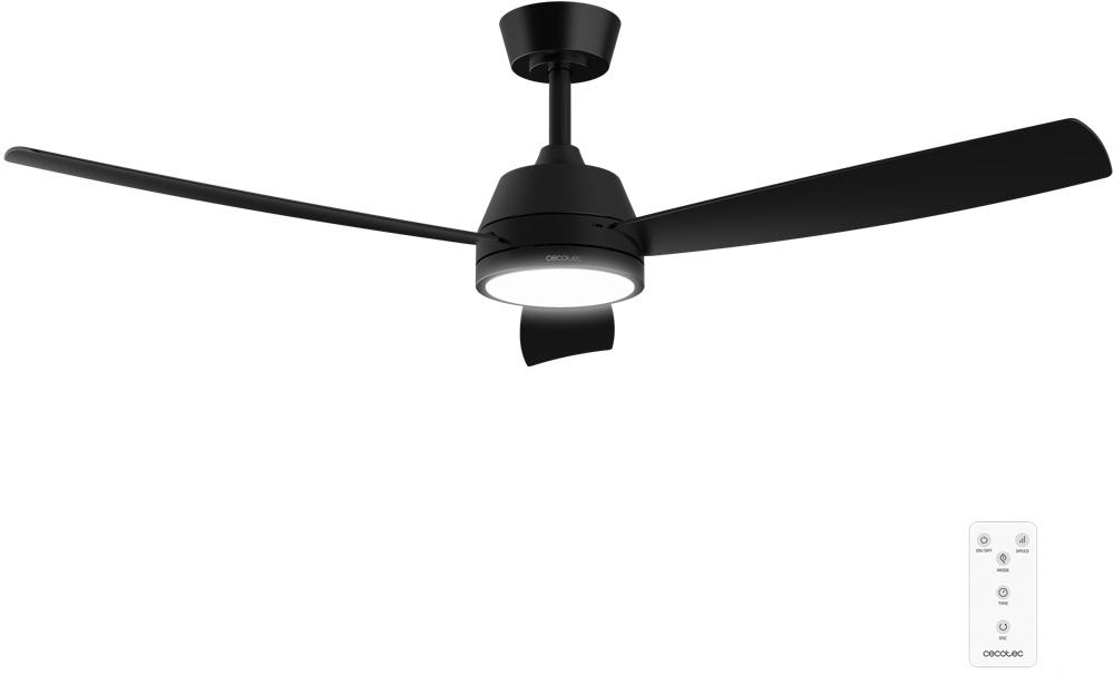 Ventoinha de Teto EnergySilence Aero 452 QuickSnap Ø132cm 30W (Preto) - CECOTEC