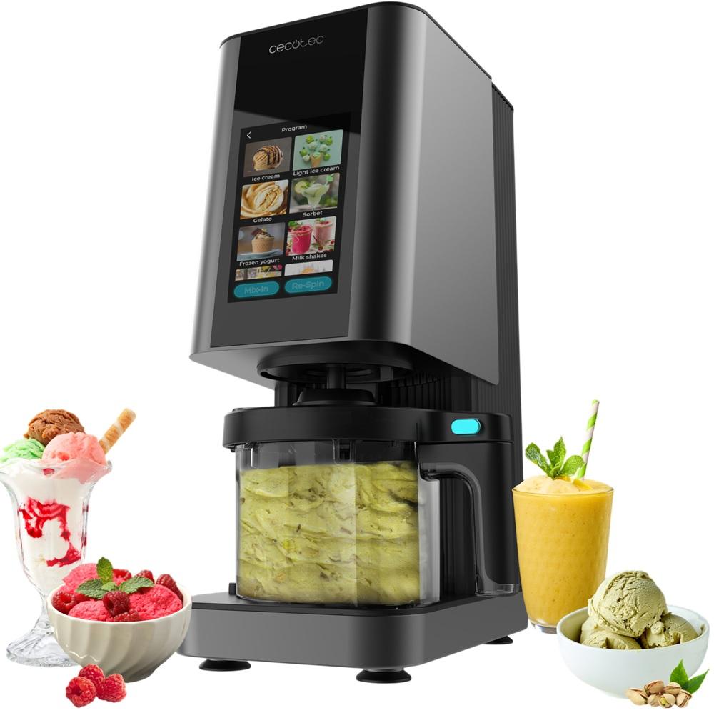 Máquina de Gelados Gelatec 1800 Touch c/ 9 Programas e 2 Funções Especiais - CECOTEC
