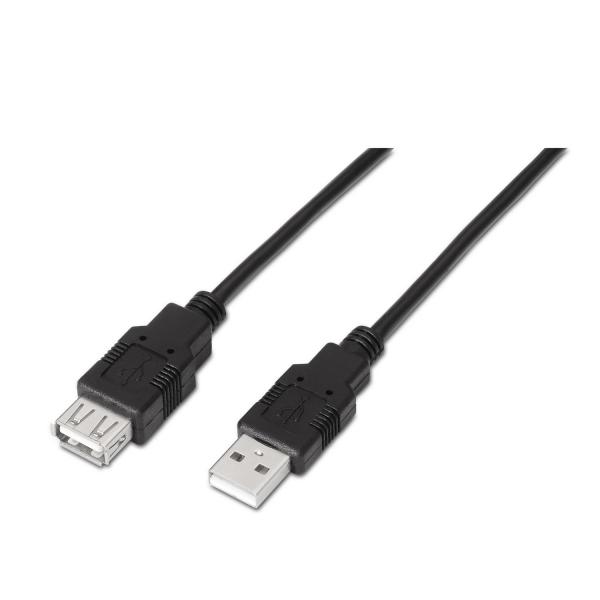 Cabo USB Macho - USB Fêmea (3 mts) - AISENS
