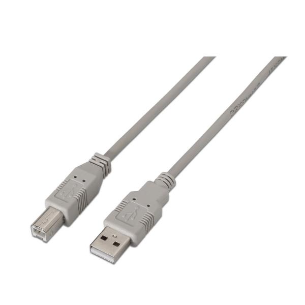 Cabo USB A Macho - USB B Macho 2.0 (4,5 mts) - AISENS