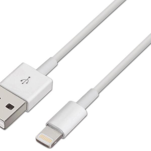 Cabo USB A - Lightning 2.0 Branco (2 mts) - AISENS