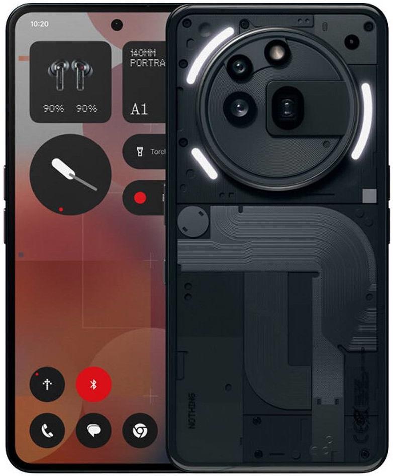 Smartphone Nothing Phone (3a) Pro 5G 6.77 12GB/256GB Dual SIM (Preto)
