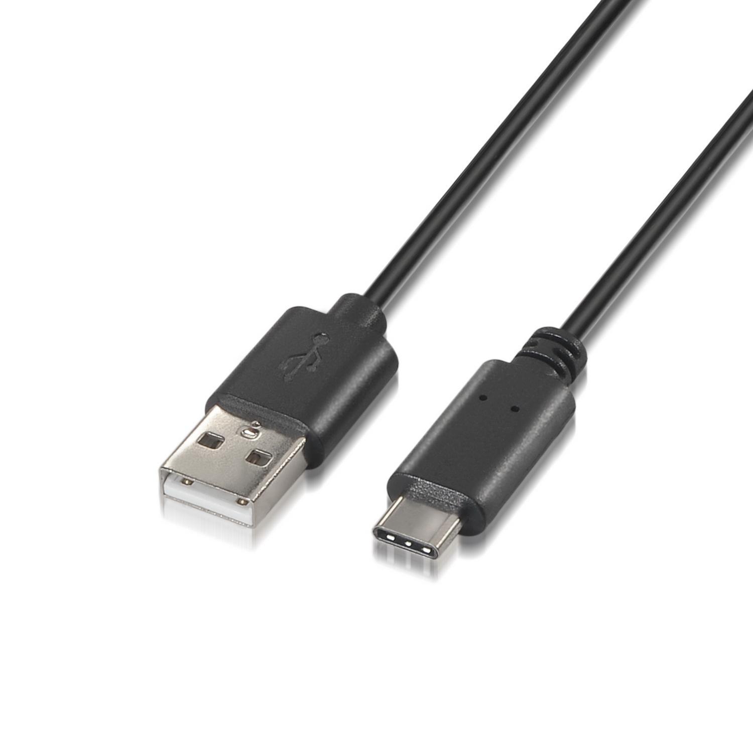 Cabo USB Macho - USB C Macho (2 mts) - AISENS