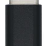 Adaptador Micro USB B Fêmea - USB C Macho (Preto) - AISENS