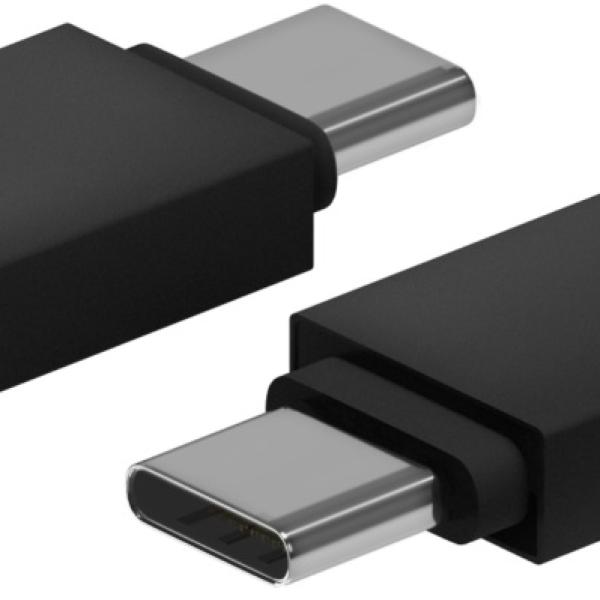 Adaptador USB C Macho - USB 3.2 Fêmea (Preto) - AISENS