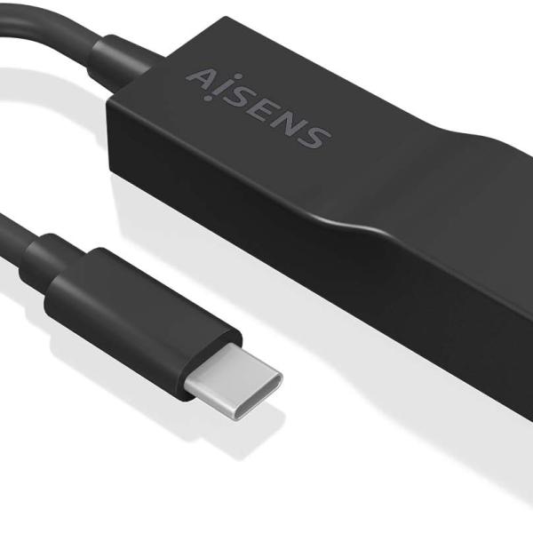 Placa de Rede USB - C Gigabit (Preto) - AISENS