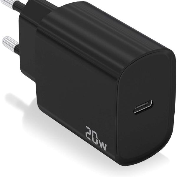 Carregador USB - C PD3.0 20W (Preto) - AISENS