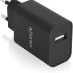 Carregador USB 10W 5V 2A (Preto) - AISENS