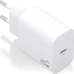 Carregador GaN 20W 1x USB - C PD3.0 (Branco) - AISENS