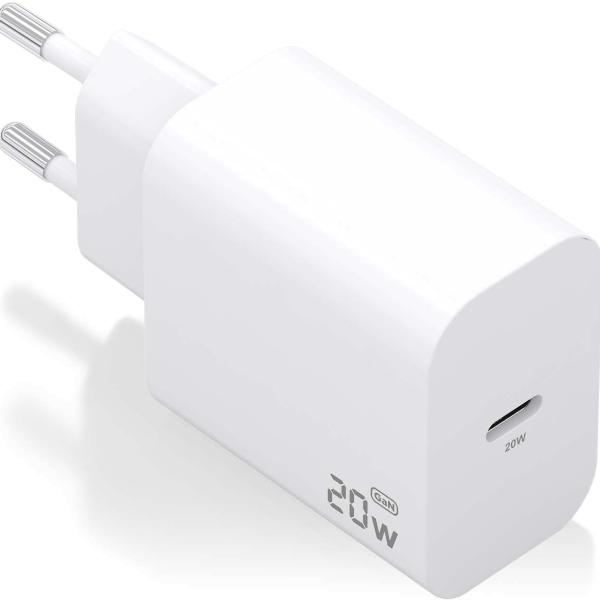 Carregador GaN 20W 1x USB - C PD3.0 (Branco) - AISENS