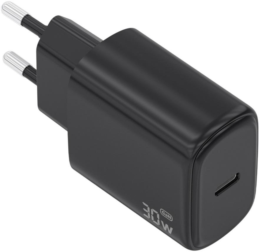 Carregador GaN 30W 1x USB - C PD3.0 (Preto) - AISENS