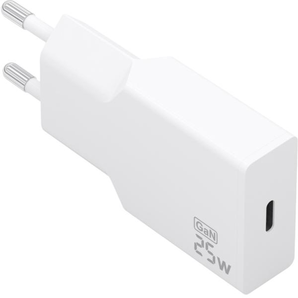 Carregador GaN Ultrafino 25W USB - C PD3.0 (Branco) - AISENS