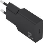 Carregador GaN Ultrafino 30W USB - C PD3.0 (Preto) - AISENS