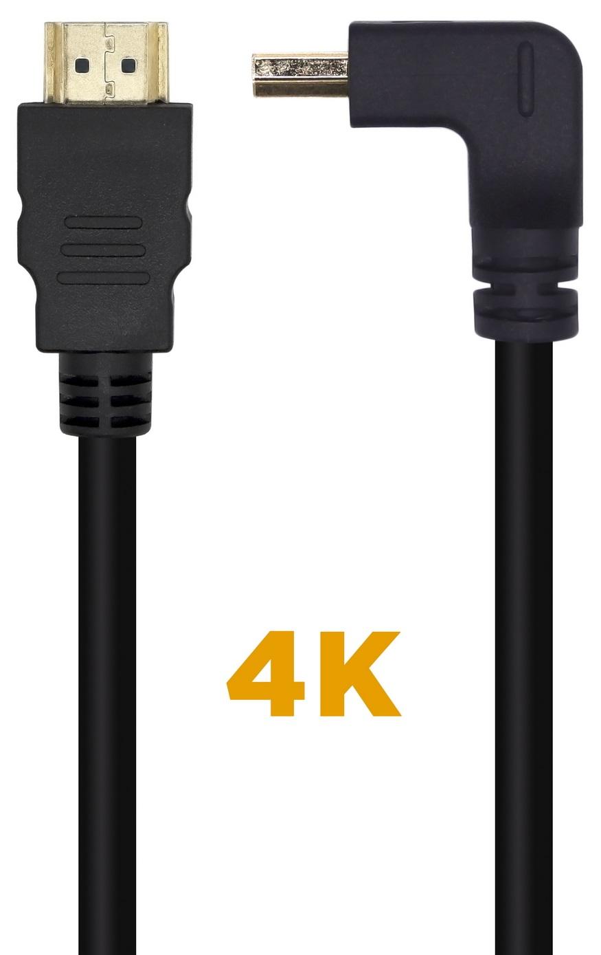 Cabo HDMI V2.0 Macho - Macho 4K 60Hz (1 metro) - AISENS