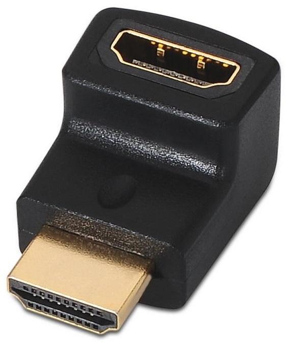 Adaptador HDMI Fêmea - HDMI Macho 90º - AISENS