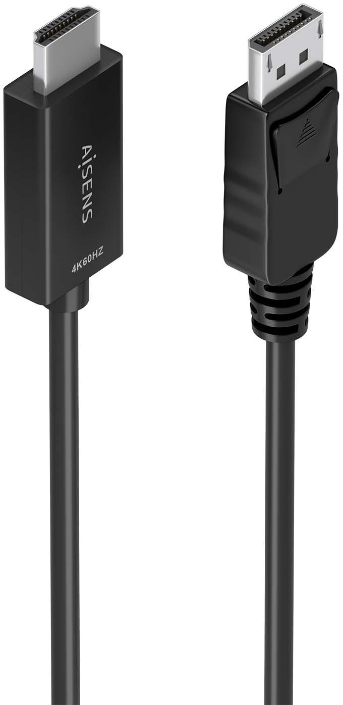 Cabo Conversor DisplayPort - HDMI Preto (2mts) - AISENS