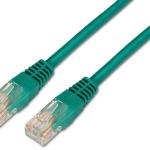 Cabo de Rede RJ45 Cat5e U/UTP Verde (50cm) - AISENS