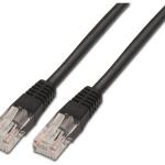 Cabo de Rede RJ45 Cat5e U/UTP Preto (1 metro) - AISENS