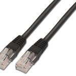 Cabo de Rede RJ45 Cat6 UTP Preto (1 metro) - AISENS