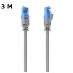 Cabo de Rede Cat.6 RJ45 UTP AWG26 CCA Cinza (3mts) - AISENS