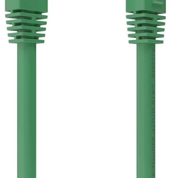 Cabo de Rede RJ45 Cat6 UTP AWG26 CCA Verde (4mts) - AISENS