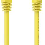 Cabo de Rede Cat.6 RJ45 UTP AWG26 CCA Amarelo (0,75mts) - AISENS