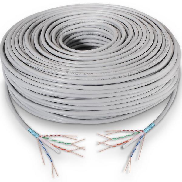 Bobine Cabo de Rede RJ45 Cat6 F/UTP Cinzento (100 mts) - AISENS