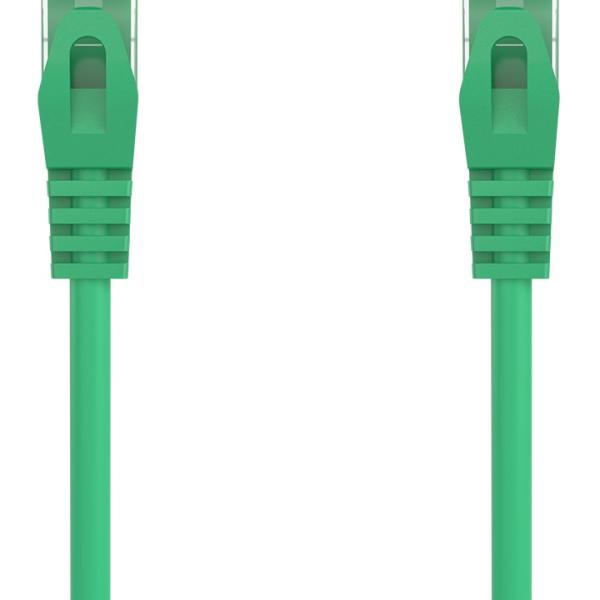 Cabo de Rede RJ45 Cat6a U/UTP (UTP) Verde (50 cm) - AISENS