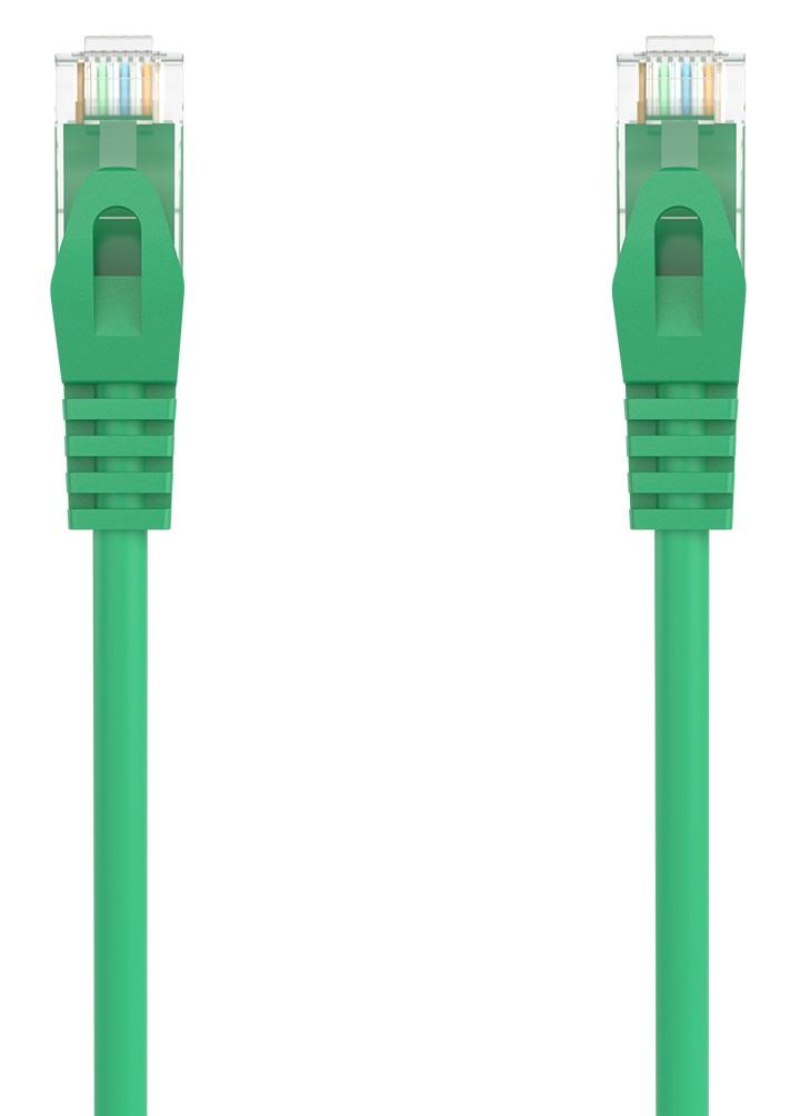 Cabo de Rede RJ45 Cat6a U/UTP (UTP) Verde (50 cm) - AISENS