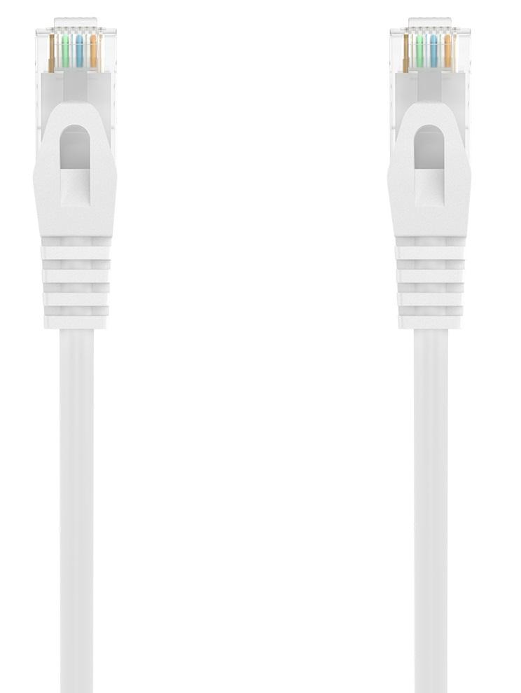Cabo de Rede RJ45 Cat6a U/UTP (UTP) Branco (1.5 metros) - AISENS