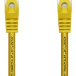 Cabo de Rede RJ45 Cat7 S/FTP Amarelo (50cm) - AISENS