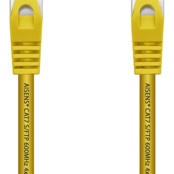 Cabo de Rede RJ45 Cat7 S/FTP Amarelo (2 mts) - AISENS