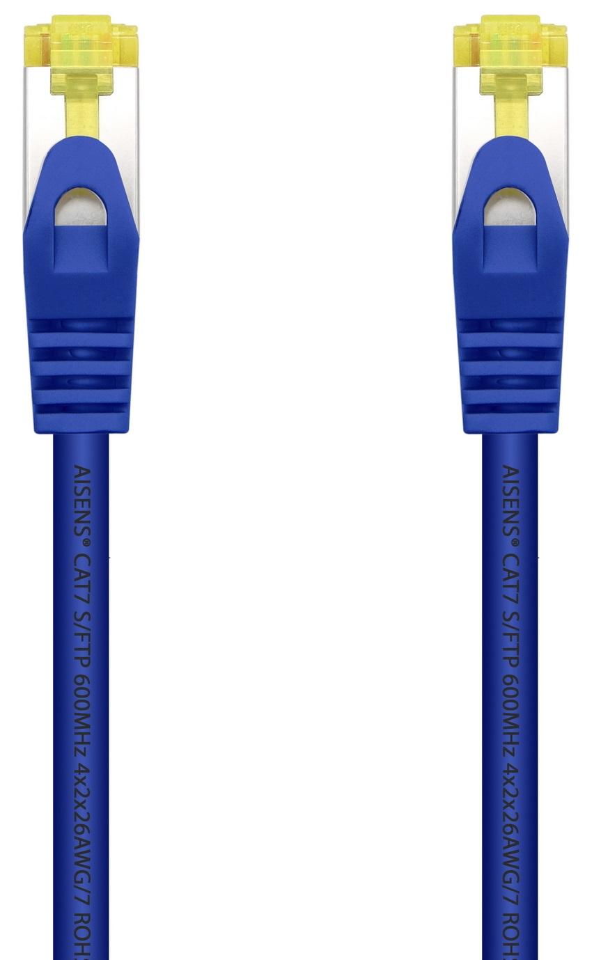 Cabo de Rede RJ45 Cat7 S/FTP Azul (50cm) - AISENS