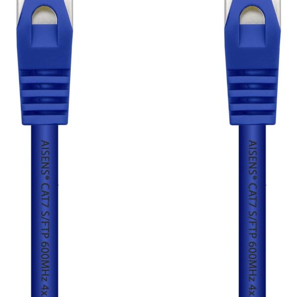Cabo de Rede RJ45 Cat7 S/FTP Azul (1 metro) - AISENS