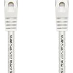 Cabo de Rede RJ45 Cat7 S/FTP Branco (50cm) - AISENS