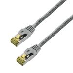 Cabo de Rede RJ45 Cat7 S/FTP Cinzento (2 mts) - AISENS