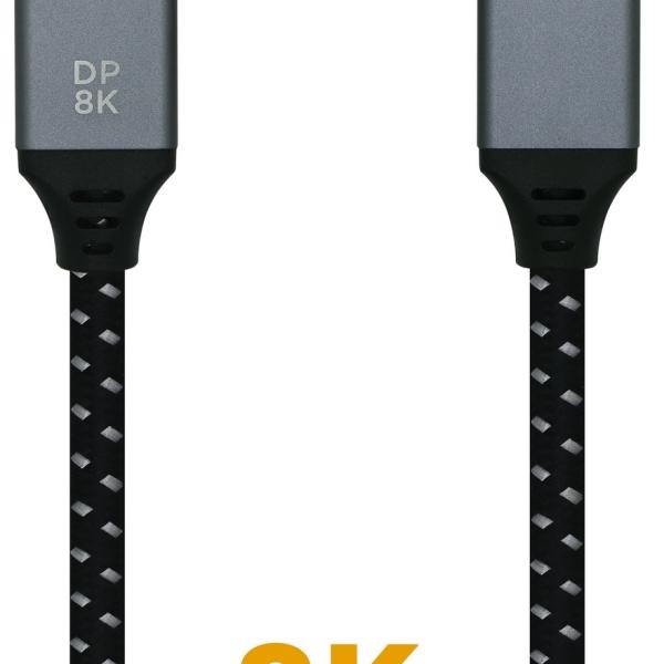 Cabo Displayport V1.4 Macho - Macho 8K 60Hz (50cm) - AISENS