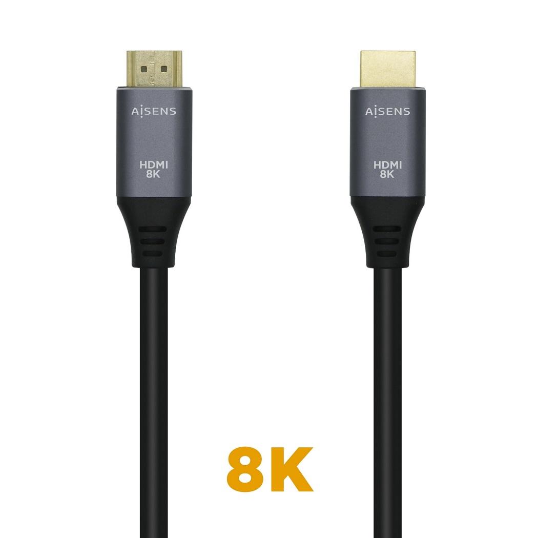 Cabo HDMI V2.1 Macho - Macho 8K 60Hz (2 mts) - AISENS