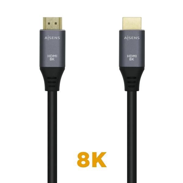 Cabo HDMI V2.1 Macho - Macho 8K 60Hz (2 mts) - AISENS
