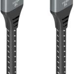 Cabo HDMI V2.1 8K 60Hz Cinza/Preto (7mts) - AISENS