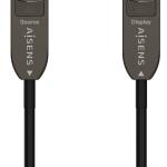 Cabo DisplayPort 1.4 Aisens AOC 8K A155 - 0608 DisplayPort Macho para DisplayPort Macho 20metros